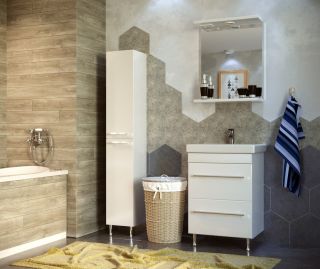 Тумба под раковину Stella Polar Ванесса 50см белый SP-00000217